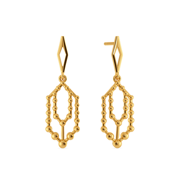 Golden Hour Magic Gold Earrings