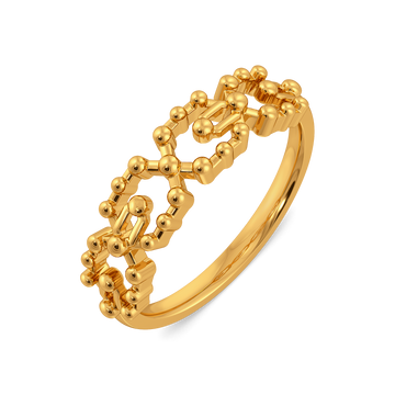 Golden Hour Magic Gold Rings