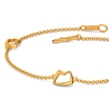 Fedora Finesse Gold Bracelets