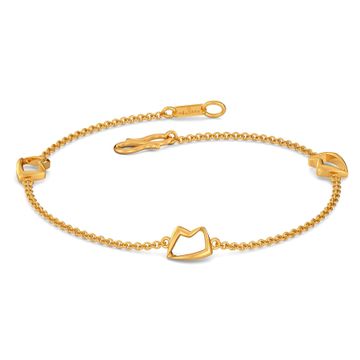 Fedora Finesse Gold Bracelets