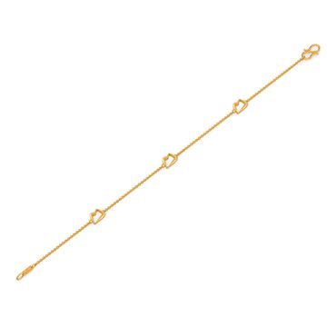 Fedora Finesse Gold Bracelets