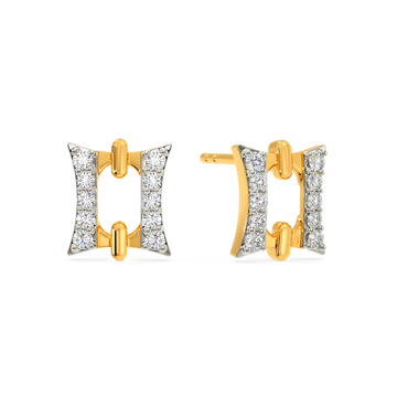 Chainsual Diamond Earrings