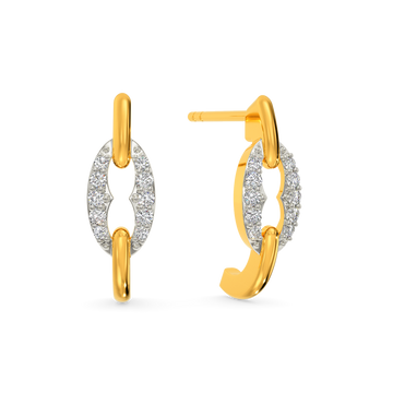 Chainology Diamond Earrings