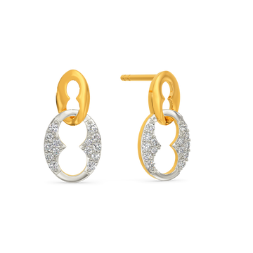 Chainology Diamond Earrings