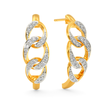 Chain Craze Diamond Earrings