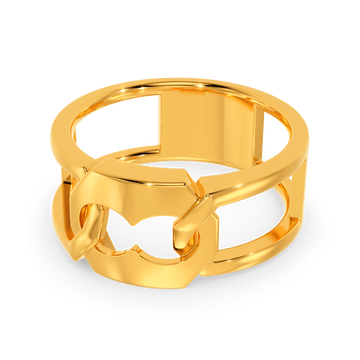 Shades Of Elegance Gold Rings
