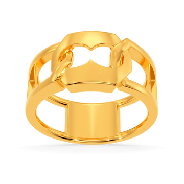 Shades Of Elegance Gold Rings