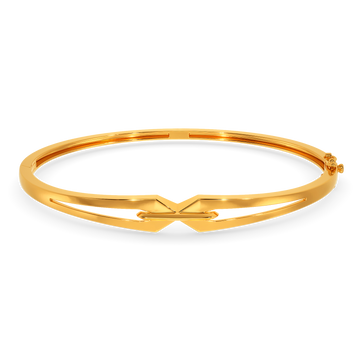 Wrapped In Chains Gold Bangles