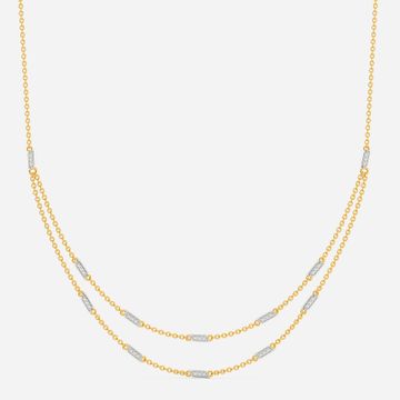 Yearning for Yarns Diamond Necklaces