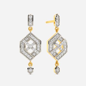 Urbane Knots Diamond Earrings