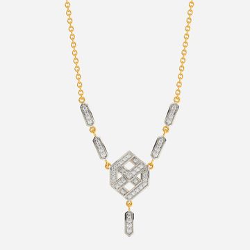 Urbane Knots Diamond Necklaces