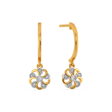Floral Flicker Diamond Earrings