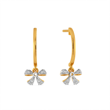 Bow Bling Diamond Earrings