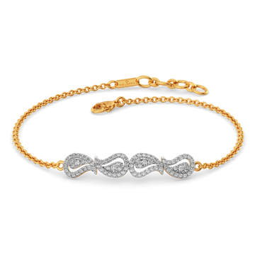 Swirling in Paisleys Diamond Bracelets