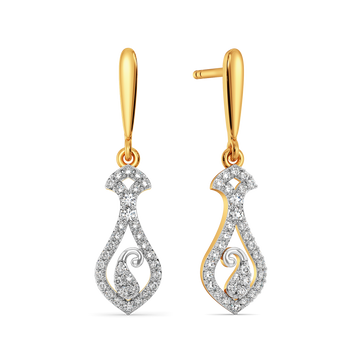 Vintage Revival Diamond Earrings