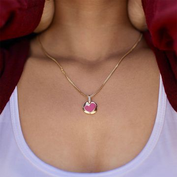 Enamoured Enamel Gold Pendants