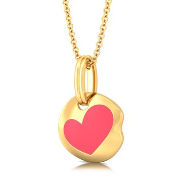 Enamoured Enamel Gold Pendants