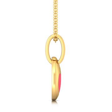 Enamoured Enamel Gold Pendants