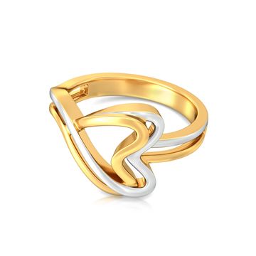 Double Dealing Gold Rings