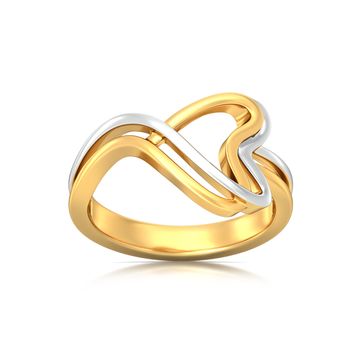 Double Dealing Gold Rings