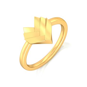 Saint Valentine Gold Rings