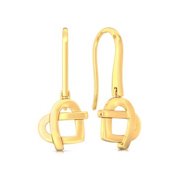 Knotty Affair Gold Earrings