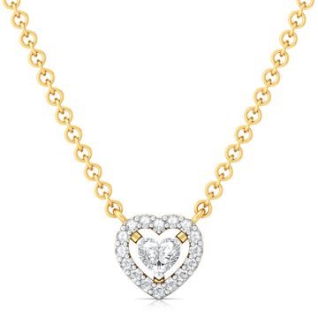 Ace of Hearts Diamond Necklaces