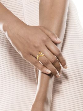 Double Dealing Gold Rings