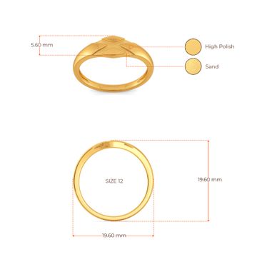 Edgy Essentials Gold Rings