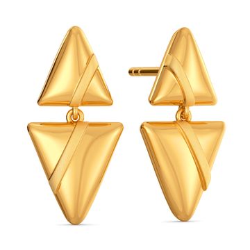Mod Minimal Gold Earrings