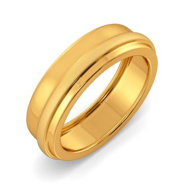 Subtly Suave Gold Rings