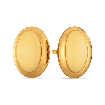 Modestly Mod Gold Earrings