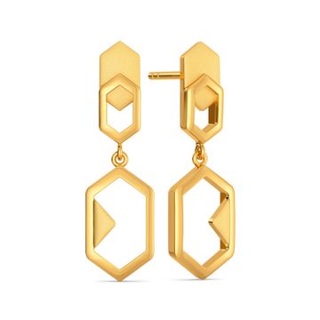 French Flair Gold Earrings