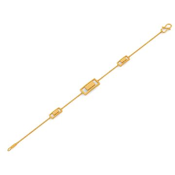 Subtle Seams Gold Bracelets
