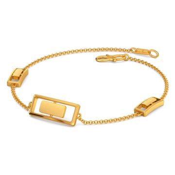 Subtle Seams Gold Bracelets