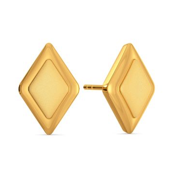 Muted Minimal Gold Earrings