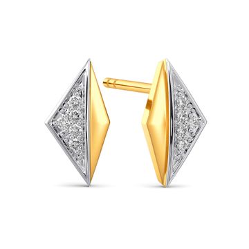 Edgy Entre Diamond Earrings