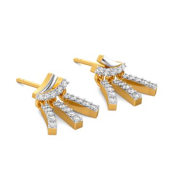 The Big Shirt Diamond Earrings