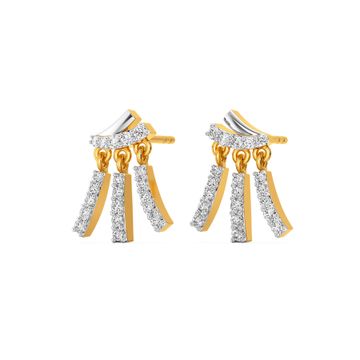 The Big Shirt Diamond Earrings