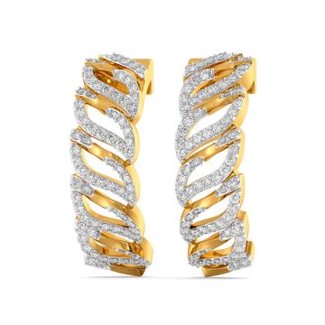 Button-up Femme Diamond Earrings