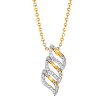 Button-up Femme Diamond Pendants