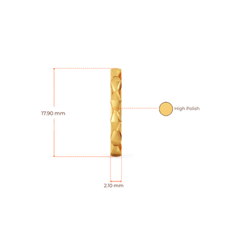 Sunset Love Gold Earrings