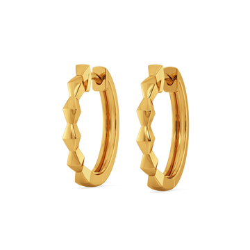 Sunset Love Gold Earrings