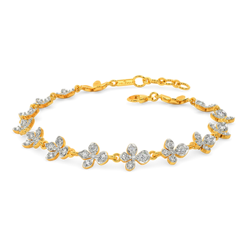 Dainty Lilac  Diamond Bracelets