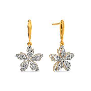 Love n Lilacs Diamond Earrings
