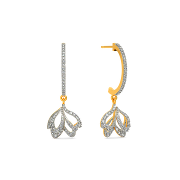 Touch of Lilac Diamond Earrings