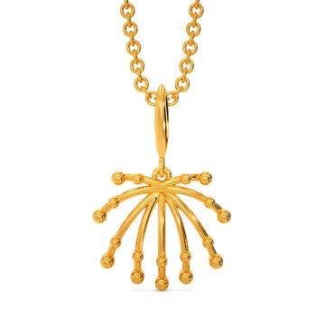Beaded Fantasy Gold Pendants