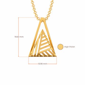 Overlay Play Gold Pendants