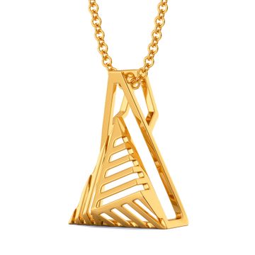 Overlay Play Gold Pendants
