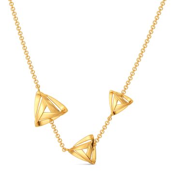 Slinky Sheers Gold Necklaces